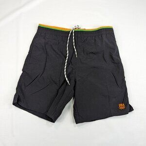 VTG JC Penny Men’s Black Large Shorts 90s USA Olympic Elastic Drawstring Lined